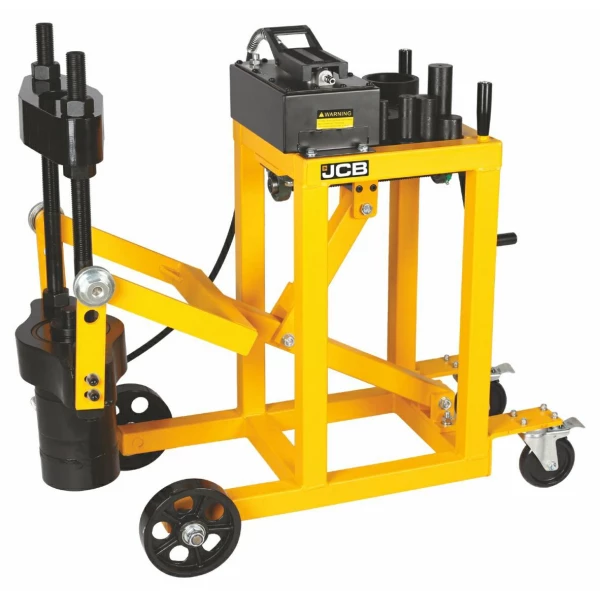 Mobilus pneumatinis-hidraulinis presas šarnyriniams kaiščiams JCB, 75T